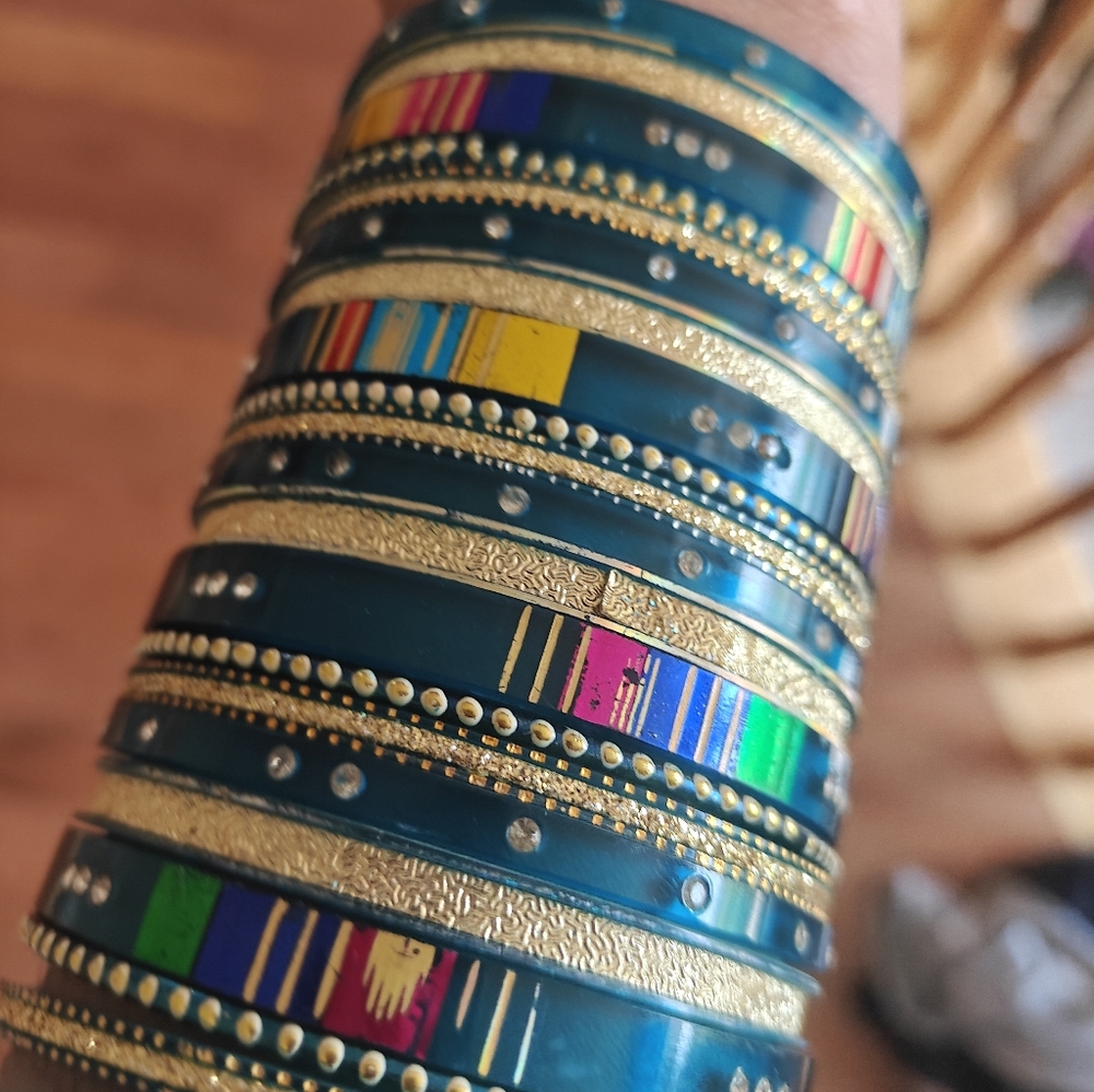 Elegant Multicolor Bangles Set. ***Two for $25***